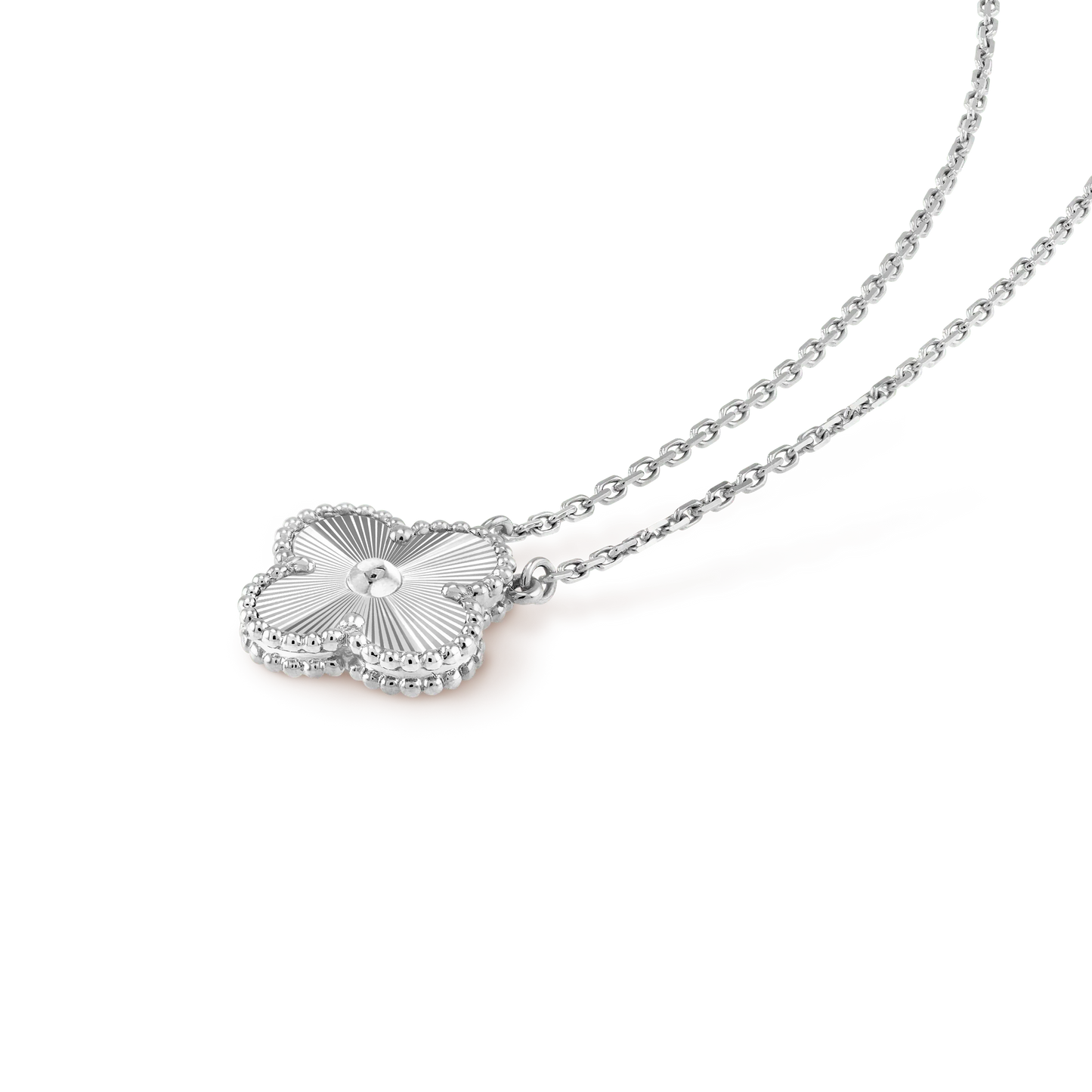 CLOVER NECKLACE SILVER