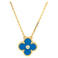 Clover Necklace Gold Diamond