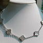 VINTAGE MOP NECKLACE 10 MOTIFS SILVER