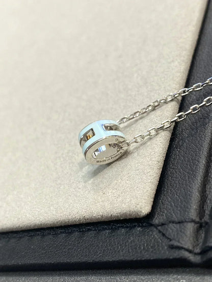 POP H LIGHT BLUE NECKLACE