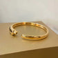 PANTHERE GOLD OPEN BRACELET