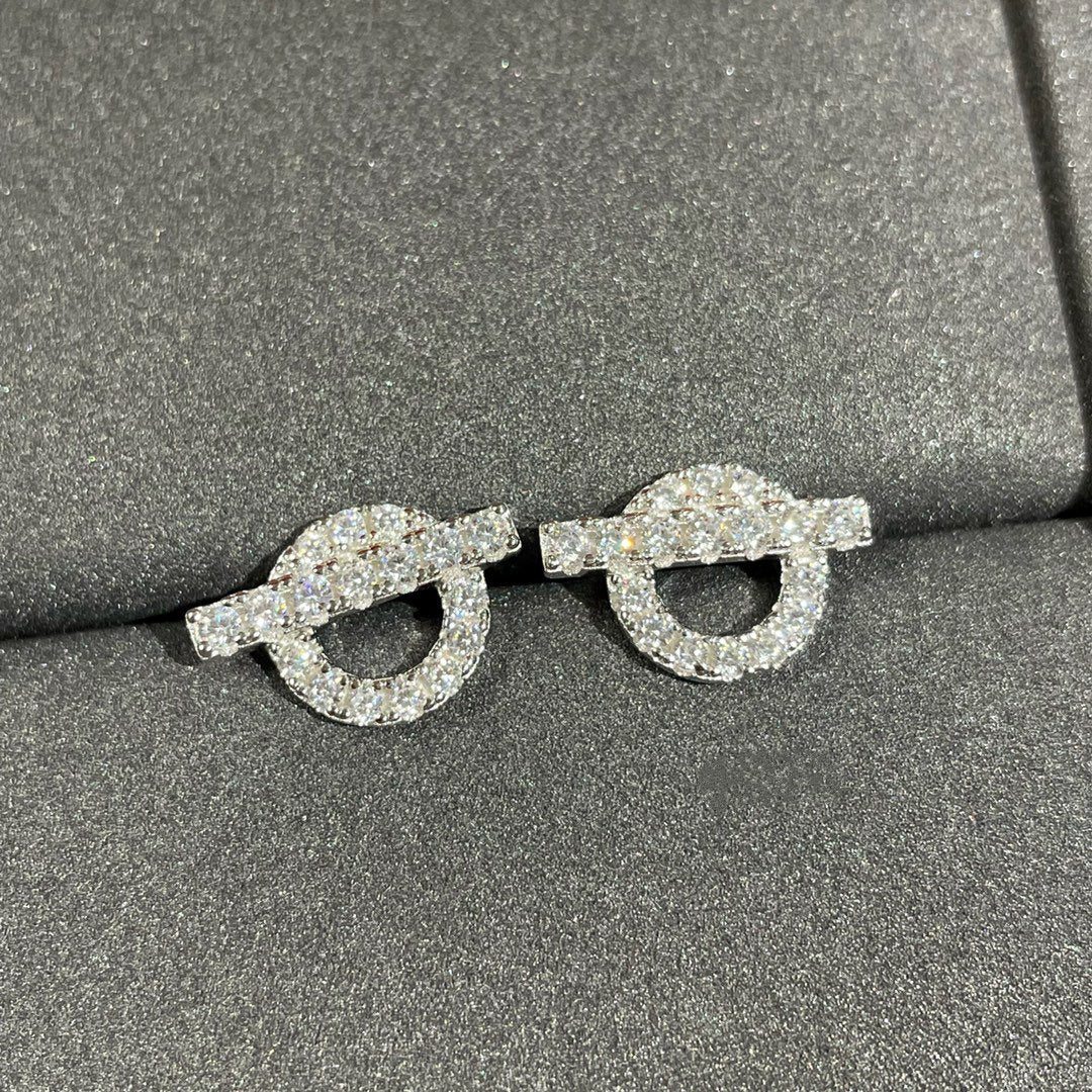 ECHAPPEE MINI DIAMOND STUD EARRINGS