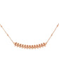 CLASH PINK GOLD NECKLACE