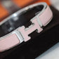 H BRACELET 12MM PINK