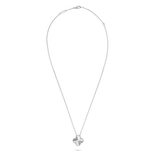 CLOVER NECKLACE SILVER