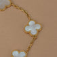 CLOVER BRACELET 5 MOTIFS MOP