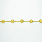 CLOVER GOLD BRACELET 5 MOTIFS