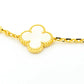 CLOVER BRACELET 5 MOTIFS ONYX MOP