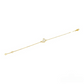 BUTTERFLY WHITE MOP GOLD BRACELET