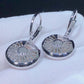 AMULETTE EARRINGS DIAMOND SILVER
