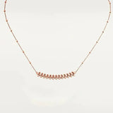 Clash Pink Gold Necklace