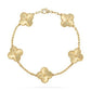 Clover Gold Bracelet 5 Motifs