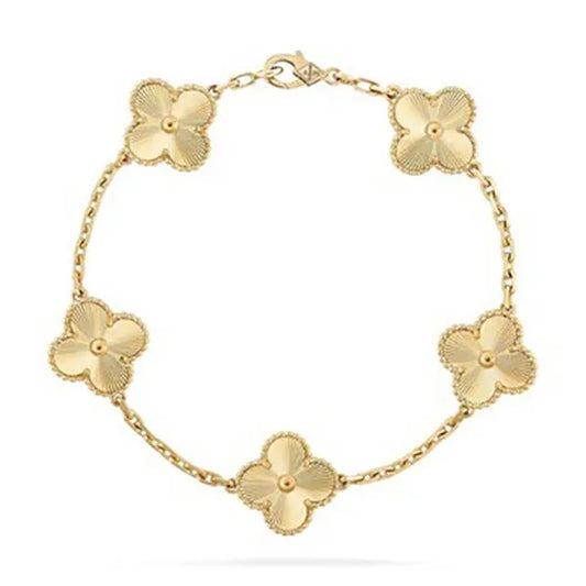 Clover Gold Bracelet 5 Motifs