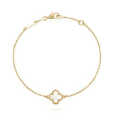 Clover Gold Mop Bracelet