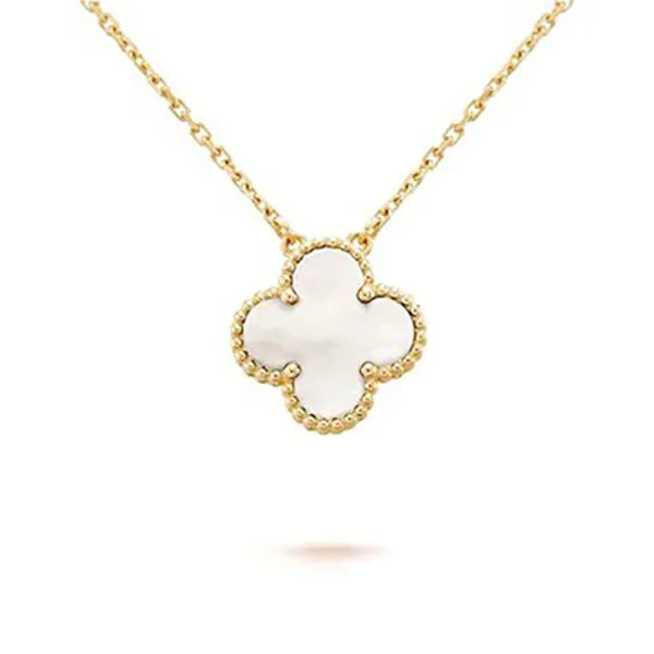 Clover Pendant Mini Mop Necklace