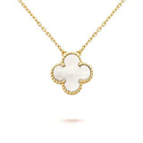 Clover Pendant Mini Mop Necklace