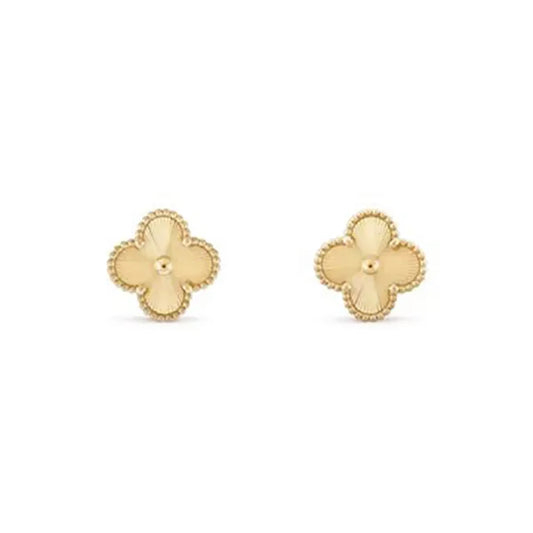 Clover Stud Diamond Earrings