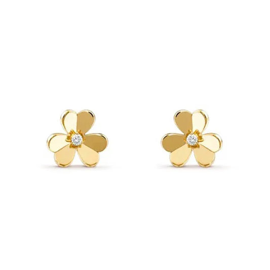 Frivole Gold Flower Earrings