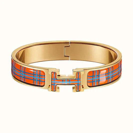 H Tartan Bracelet 12mm