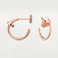 Juste Earrings Pink Gold