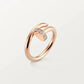 Juste Ring 2.65mm Pink Gold Diamond