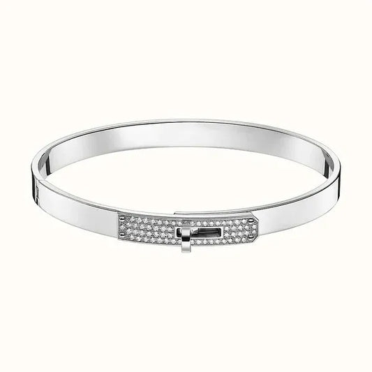 Kelly Silver Diamond Bracelet