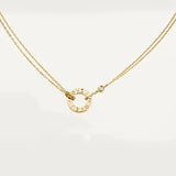 Love Necklace 16mm 2 Diamonds