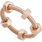 Nuts And Bolts Pink Gold Ring