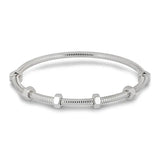 Nuts And Bolts Silver Bracelet