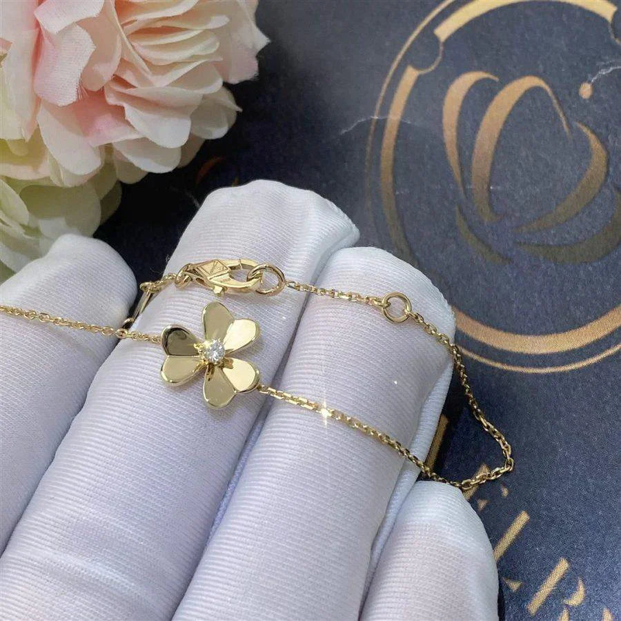 FRIVOLE GOLD FLOWER BRACELET