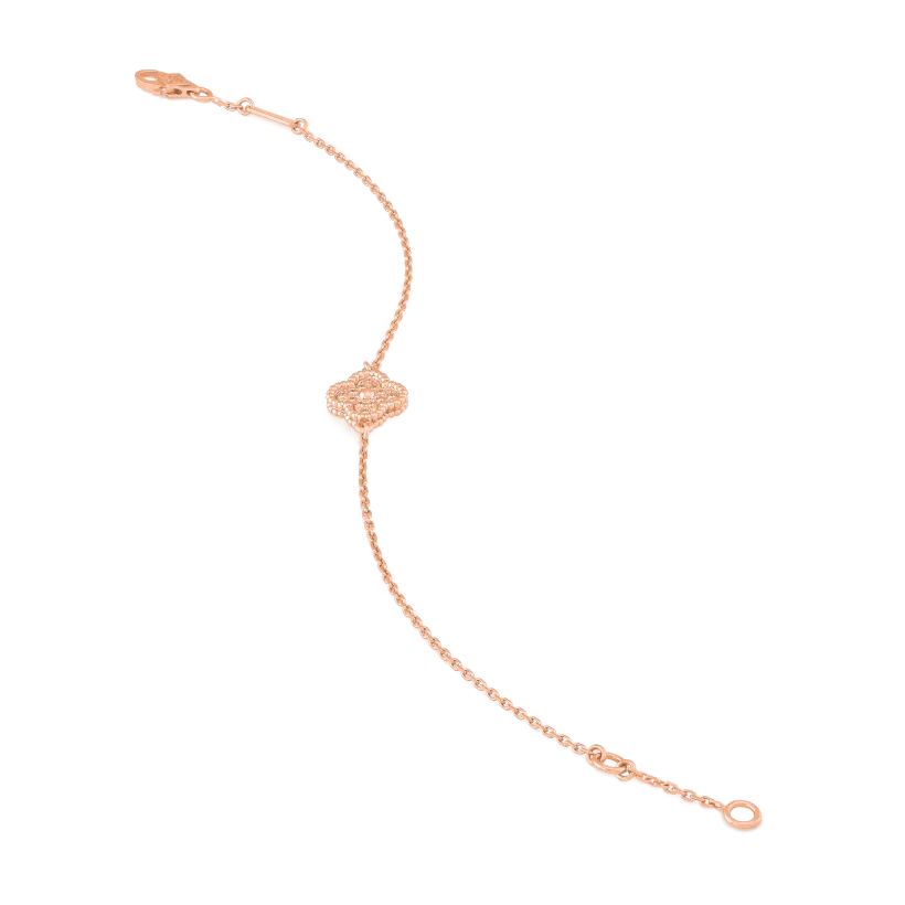 CLOVER PINK GOLD BRACELET