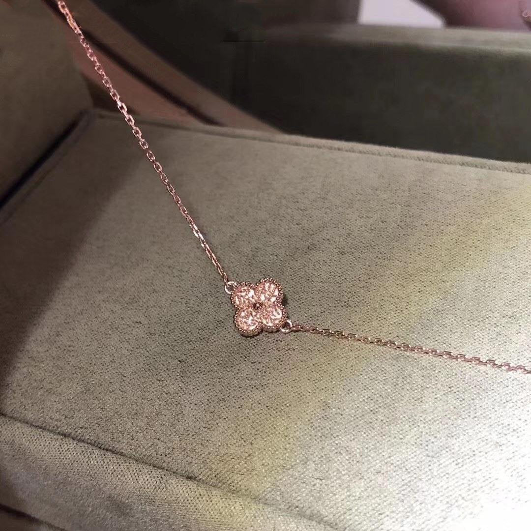 CLOVER PINK GOLD BRACELET