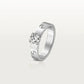 Love Ring 4mm 1 Big Diamond