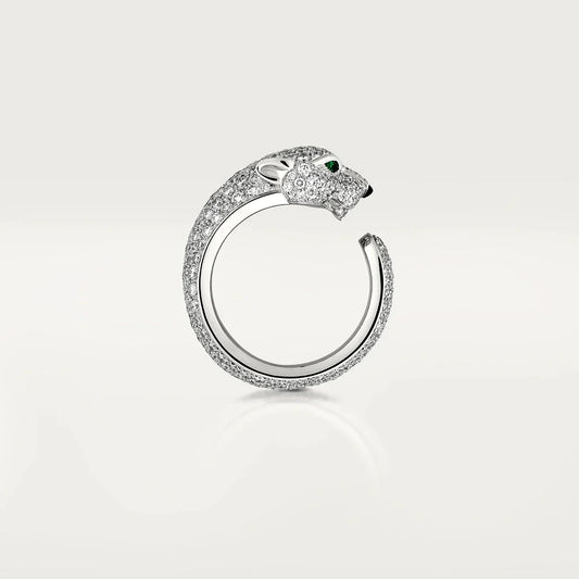 PANTHERE 5.5MM ALL DIAMOND RING