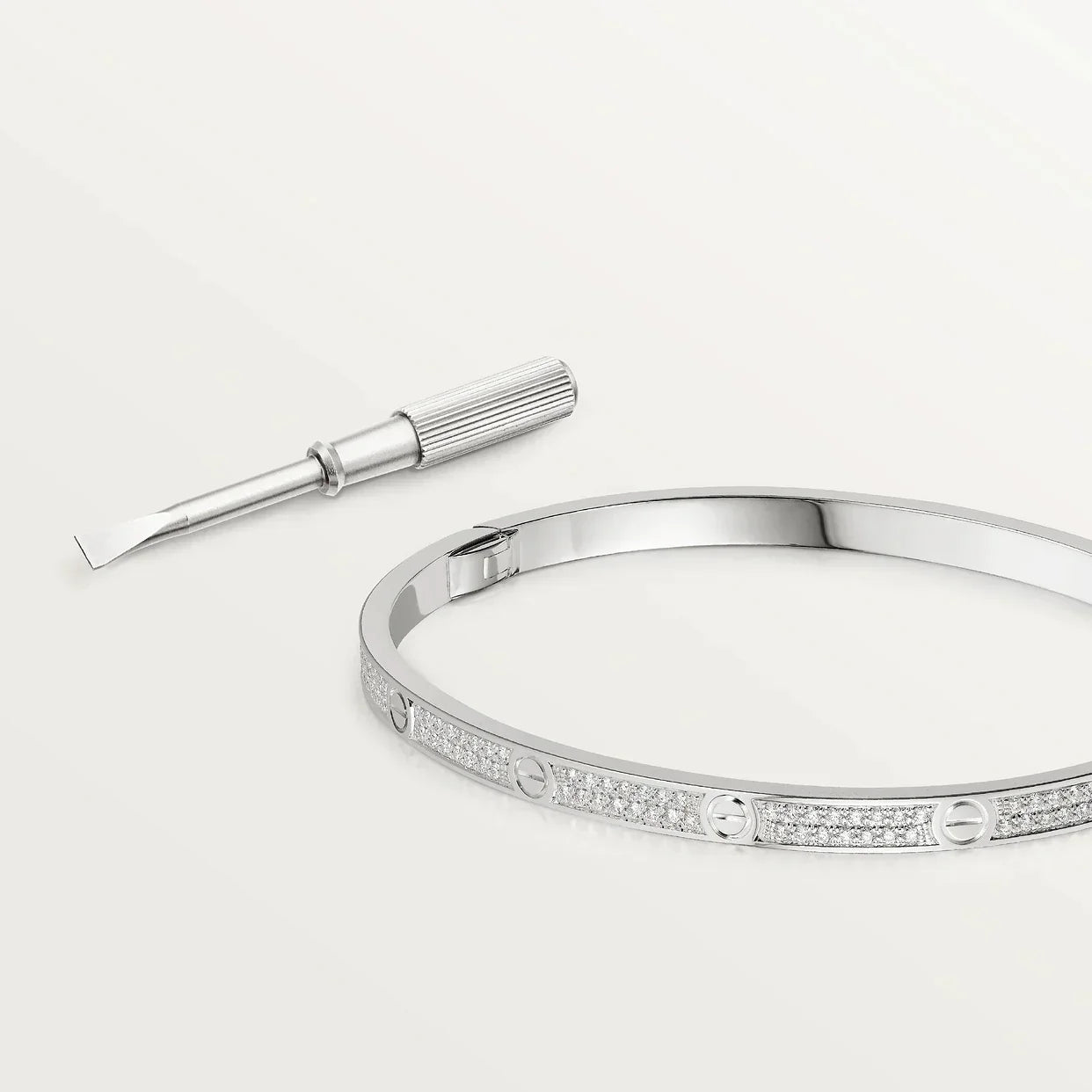 LOVE BRACELET 3.65MM DIAMOND-PAVED