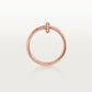 JUSTE RING 1.8MM PINK GOLD DOUBLE ROW DIAMONDS